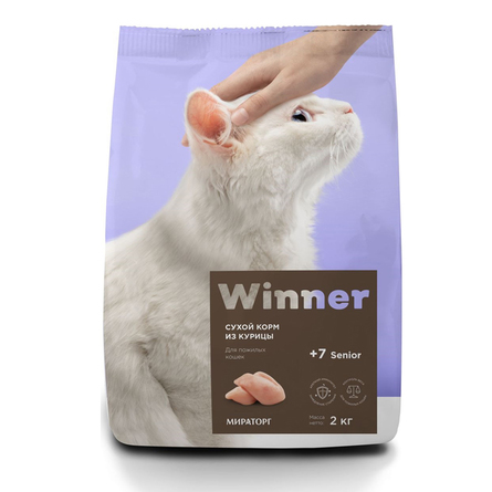 WINNER сухой корм для пожилых кошек (курица) – интернет-магазин Ле’Муррр