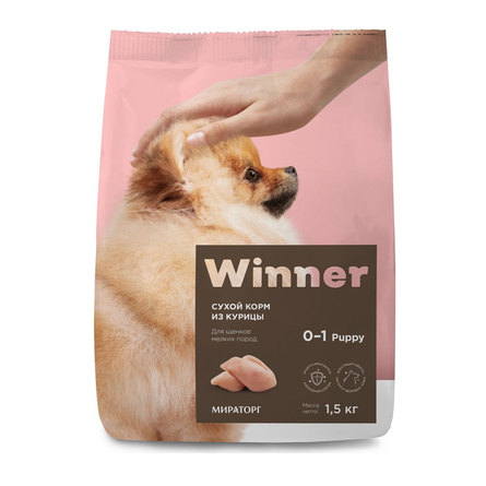WINNER сухой корм для щенков мелких пород – интернет-магазин Ле’Муррр